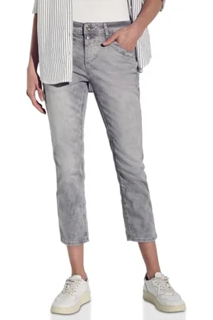 Street one Damen Style Denim Jane 2-Knopf 49_59 7/8-Jeans im Casual Fit, , 30W x 26L