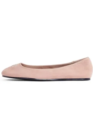 Tommy Hilfiger Damen Ballerinas Hardware aus Wildleder, Braun (Claystone), 39
