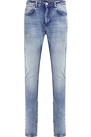 LTB Herren Jeans Henry X - Jeans Herren Schlank aus Baumwollmischung Slim Denim Light mit Reißverschluss Mittlere Taille - Blau