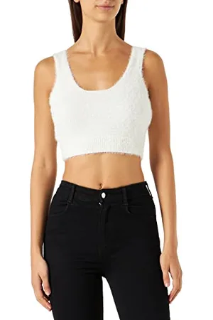 Pieces® Damen Pcnagili Bralette Knit Stricktop, , M EU
