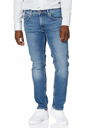 Tommy Hilfiger Herren Jeans Hose Core Straight Denton mit Stretch, Blau (Boston Indigo), 31W/32L