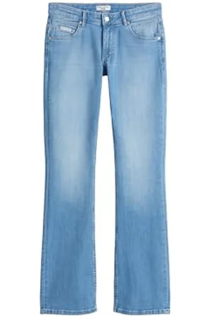 Marc O’ Polo Marc OߴPolo Denim Damen Jeanshose mit Stretch-Anteil Bootcut Leg, Blau , W27/L30
