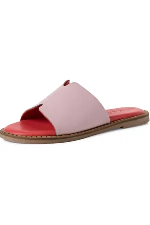 Tamaris Pantolette Damen Flach rosa,EU 41