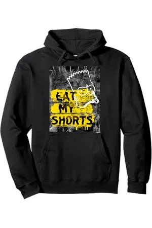 The Simpsons Bart Simpson Eat My Shorts Graffiti Pullover Hoodie
