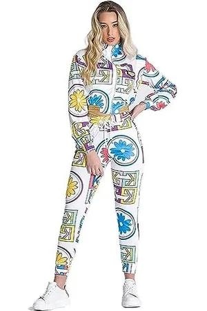 Gianni Kavanagh Damen Multicolor GK Tiles Cropped Jacket Jacke, , XXS