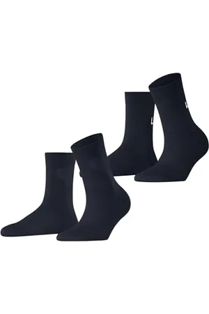 ESPRIT Damen Socken Heart & Love Multipack W Sso Baumwolle gemustert 2 Paar, , 39-42