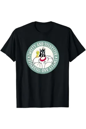 LOONEY TUNES Tweety And Sylvester Circle T-Shirt