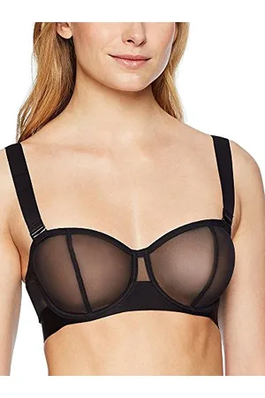 DKNY Intimates Damen Sheers Convertible Trägerloser BH, , 75E (Herstellergröße: 34DD)