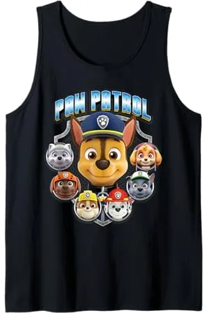 Paw Patrol Group Shot In Badge Tank Top