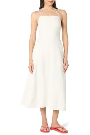 THE DROP Halter Midi Dress Kleider, , XXS
