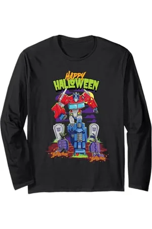 TRANSFORMERS Evergreen Happy Halloween Decepticon Graveyard Langarmshirt