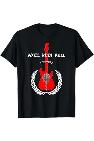 Axel Rudi Pell T-Shirt mit Gitarrenlogo T-Shirt