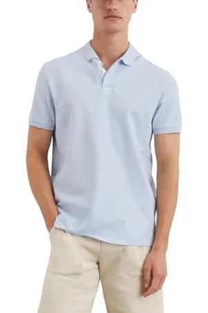 Marc O’ Polo Marc OߴPolo Herren Kurzarm-Poloshirt aus Bio-Baumwolle Regular Fit, Blau (Starlight), M