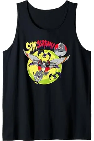 TRANSFORMERS Evergreen Halloween StarScream! Robot Bats Tank Top