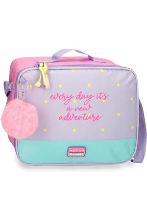 MOVOM New Adventure Messengertasche, Thermisch, Mehrfarbig, 20,5 x 16,5 x 6 cm, Polyester, 5,78 l, , Talla única, Thermo-Lebensmitteltasche