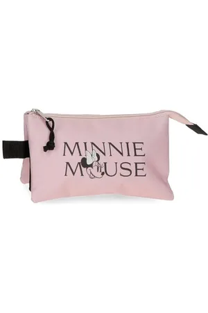 Disney Joumma Minnie Heads Federmäppchen, 3-teilig, , 22 x 12 x 5 cm, Polyester, 1,32 l, , Talla única, Dreifachmäppchen