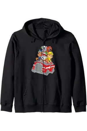 Paw Patrol Zuma, Rocky, Rubble, Marshall Chase In Car Kapuzenjacke