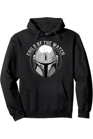 STAR WARS The Mandalorian Mando Helmet Child of the Watch Pullover Hoodie