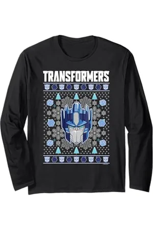 TRANSFORMERS Evergreen Christmas Optimus Ugly Sweater Langarmshirt