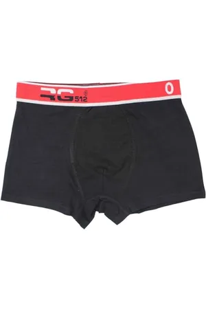 RG 512 Boxershorts, Erwachsene, Männer, Frauen, (von S bis XXL), Unterhosen, Shorties, Boxershorts, Höschen, Unterwäsche für Erwachsene, weich, warm, atmungsaktiv, Modell GRG4222 Men S3-S, Noir