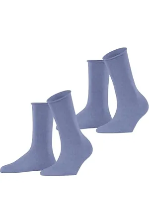 ESPRIT Damen Socken Basic Pure Multipack W So Baumwolle einfarbig 2 Paar, , 35-38
