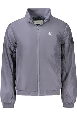 Calvin Klein Herren Jacke Padded Harrington Warm, Blau , M