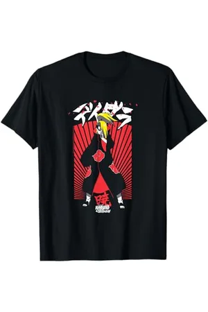 Naruto Shippuden Deidara Jutsu mit Kanji Anime T-Shirt