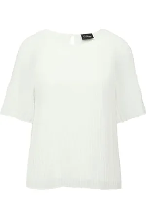 QS by s.Oliver Damen 2164910 Plissee Blouse, , 42