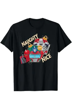 TRANSFORMERS Evergreen Christmas Naughty Or Nice T-Shirt
