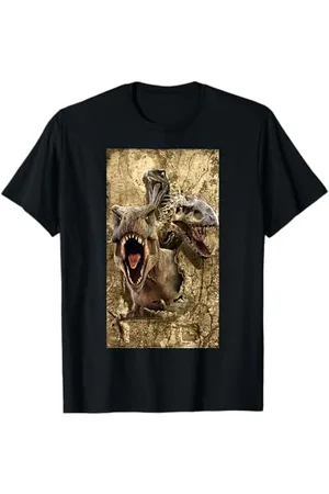 Jurassic Park Jurassic World T-Rex Indominus Rex & Raptor T-Shirt