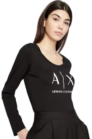Armani Exchange Damen Logo Ls T-Shirt, , M