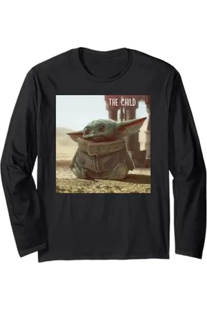 STAR WARS The Mandalorian The Child Cute Scene Langarmshirt
