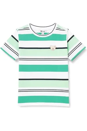 Steiff T-Shirt Kurzarm EU Größe 110 , Kurzarm Shirt, Sommer Shirt für Kinder, Babyoberteil, ideales Basic Shirt, bequem und weich, waschmaschinenfest