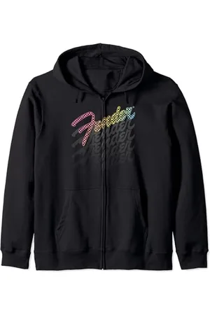 Fender Vintage Retro Stacked Fading Logo Kapuzenjacke