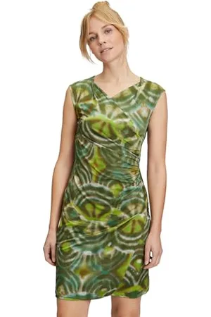 Cartoon Damen Casual-Kleid ohne Arm ,44