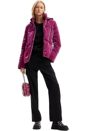 Desigual PADDED_FLAM, 3052 ROSE RED, L