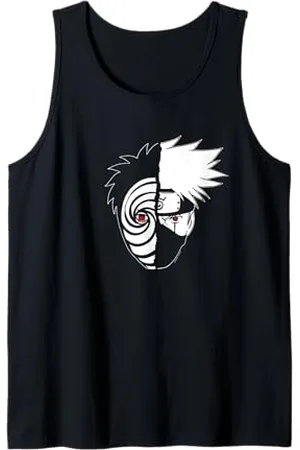 Naruto Shippuden Kakashi Tobi Split Face Tank Top
