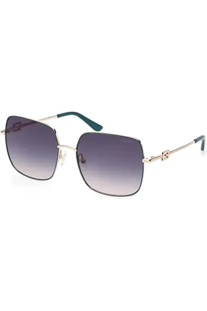 Guess Damen Gu7906-h Sonnenbrille, Dunkelgrün/Other (Mehrfarbig)