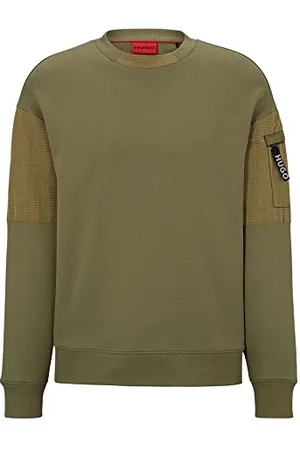 HUGO BOSS Herren Dastagno Sweatshirt, Open Green, L EU