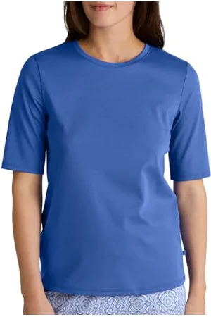 Calida Favourites T-Shirt Damen, aus Baumwolle, weich und pflegeleicht, lockere Passform