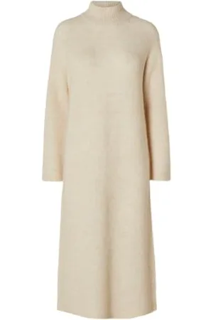 SELECTED Slfmaline Ls Knit Dress High Neck Noos