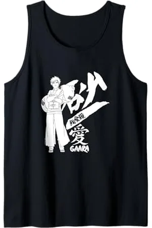 Naruto Shippuden Gaara stehend mit Kanji Tank Top