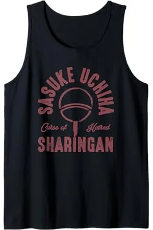 Naruto Shippuden Sasuke Uchiha Sharingan Curse of Hatred Tank Top