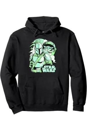 STAR WARS Mandalorian & The Child Pastel Planet Logo C2 Pullover Hoodie