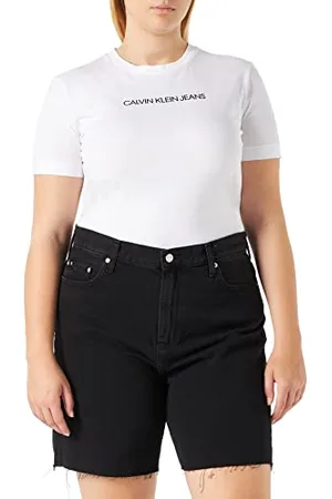 Calvin Klein Damen Bermuda MOM Short Hose, , 24W Regulär
