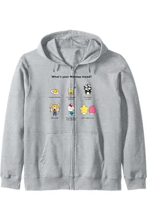 Sanrio Charaktere Hallo Kitty Montag Stimmung süß Japan Kapuzenjacke