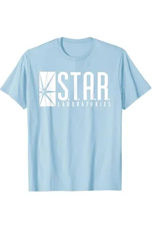 DC Comics Originals Flash Star Labs Logo White T-Shirt
