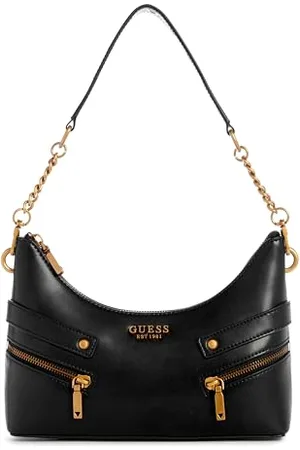 Guess Damen Trissa Top Zip Shoulder Bag Tech Tote, Schultertasche