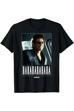 Jurassic Park Ian Malcolm Laugh Poster T-Shirt