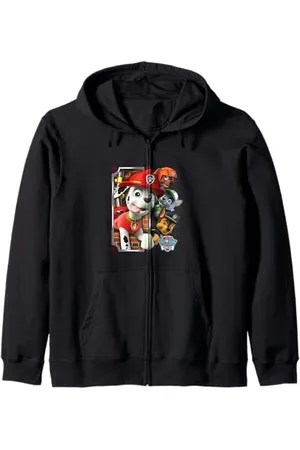 Paw Patrol Firedog Marshall mit Gruppe Kapuzenjacke